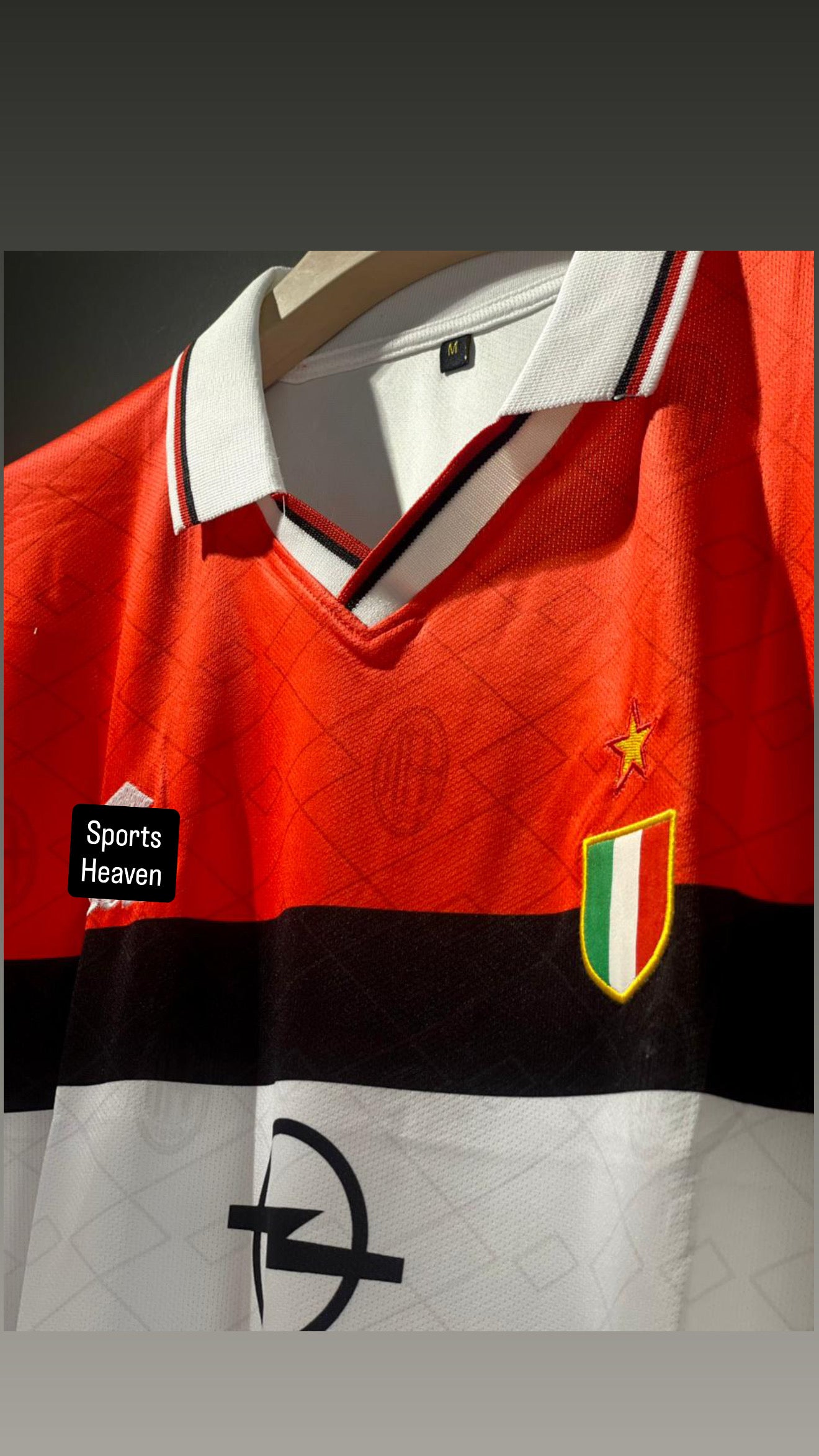 MALDINI AC MILAN POLO FIVE SLEEV EMBROIDERY