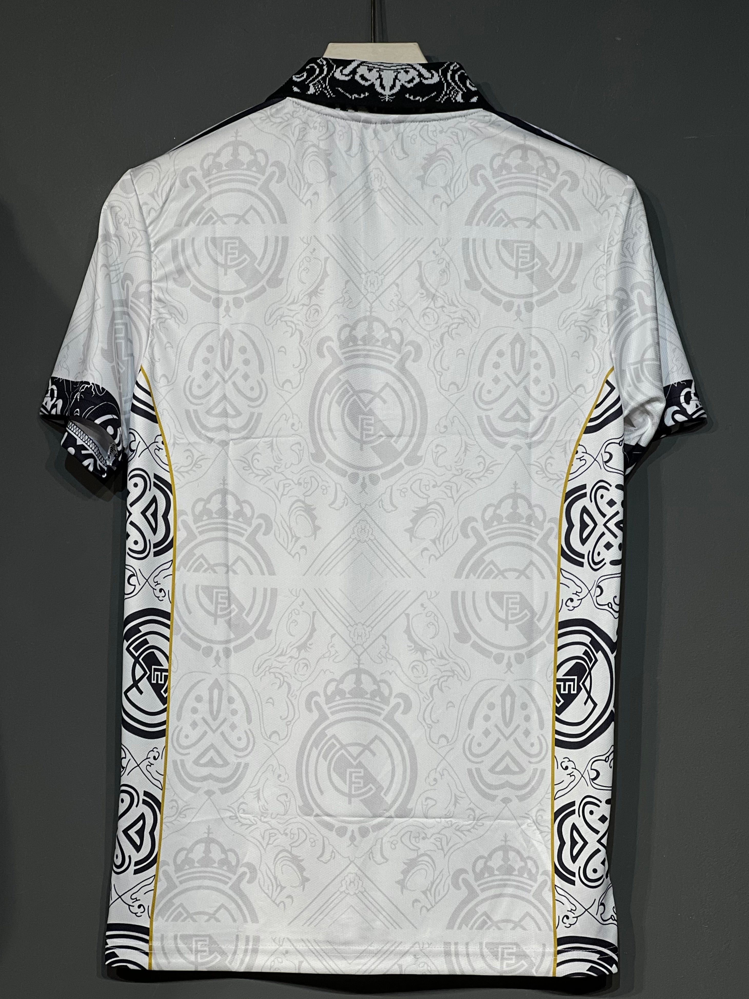 REAL MADRID SPECIAL KIT WHITE POLO EMBROIDERY