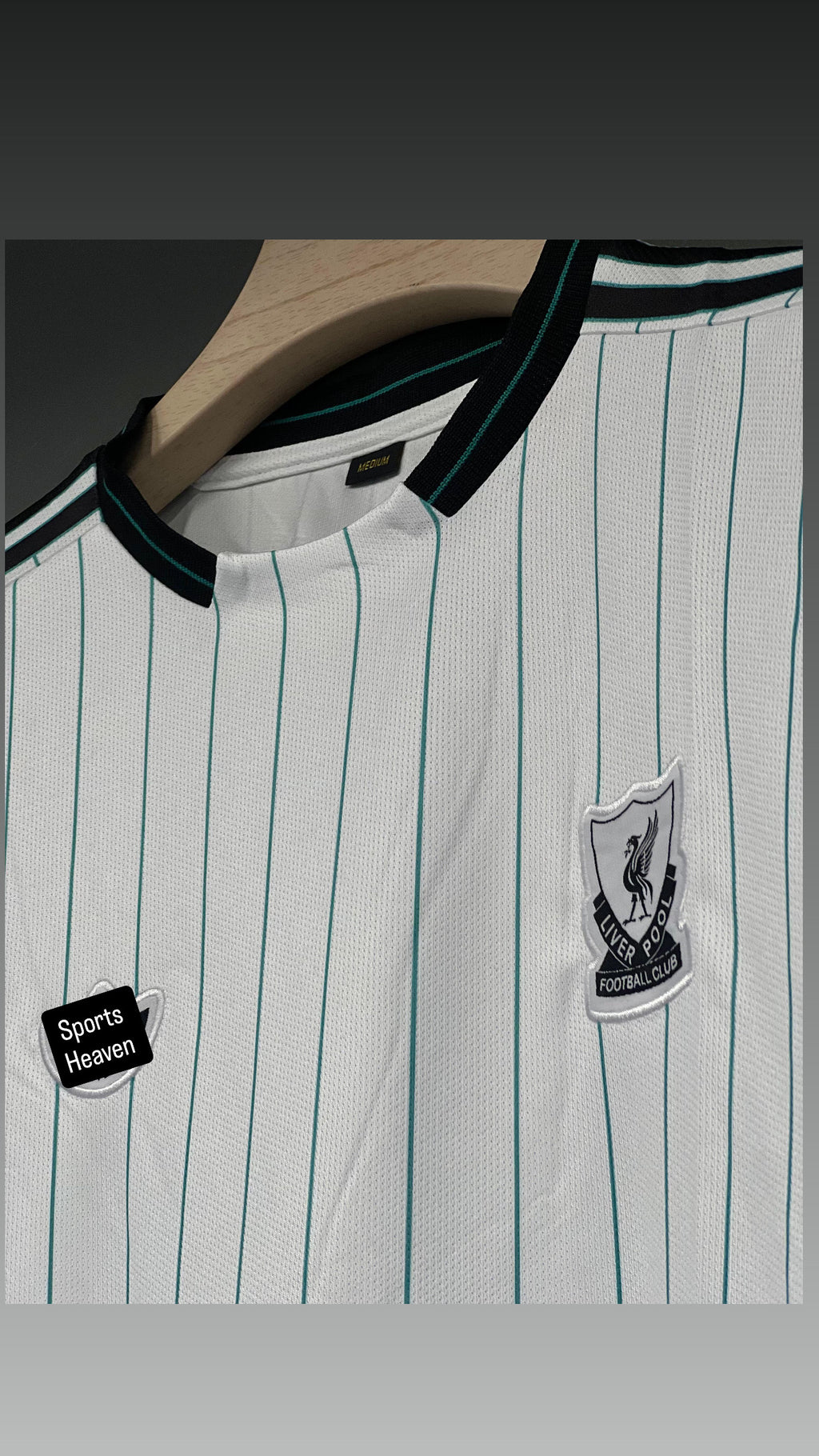 LIVERPOOL RETRO FIVE SLEEV EMBROIDERY