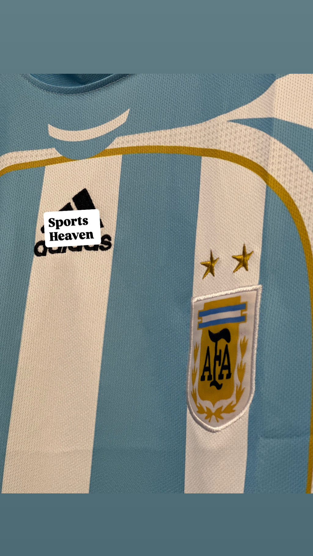 MESSI ARGENTINA 2006 HOME KIT EMBROIDERY
