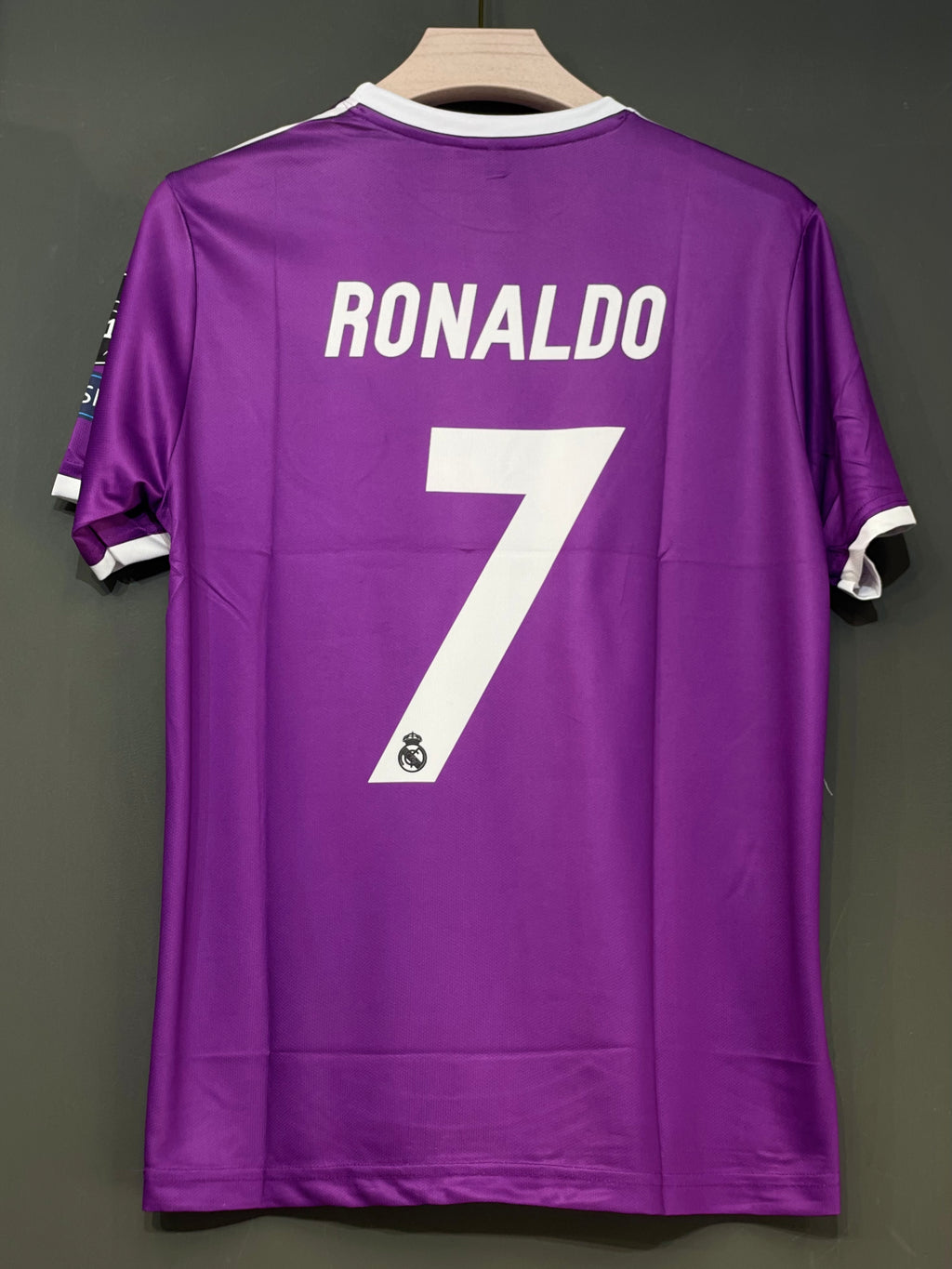 RONLDO REAL MADRID 2016/17 AWAY KIT EMBROIDERY