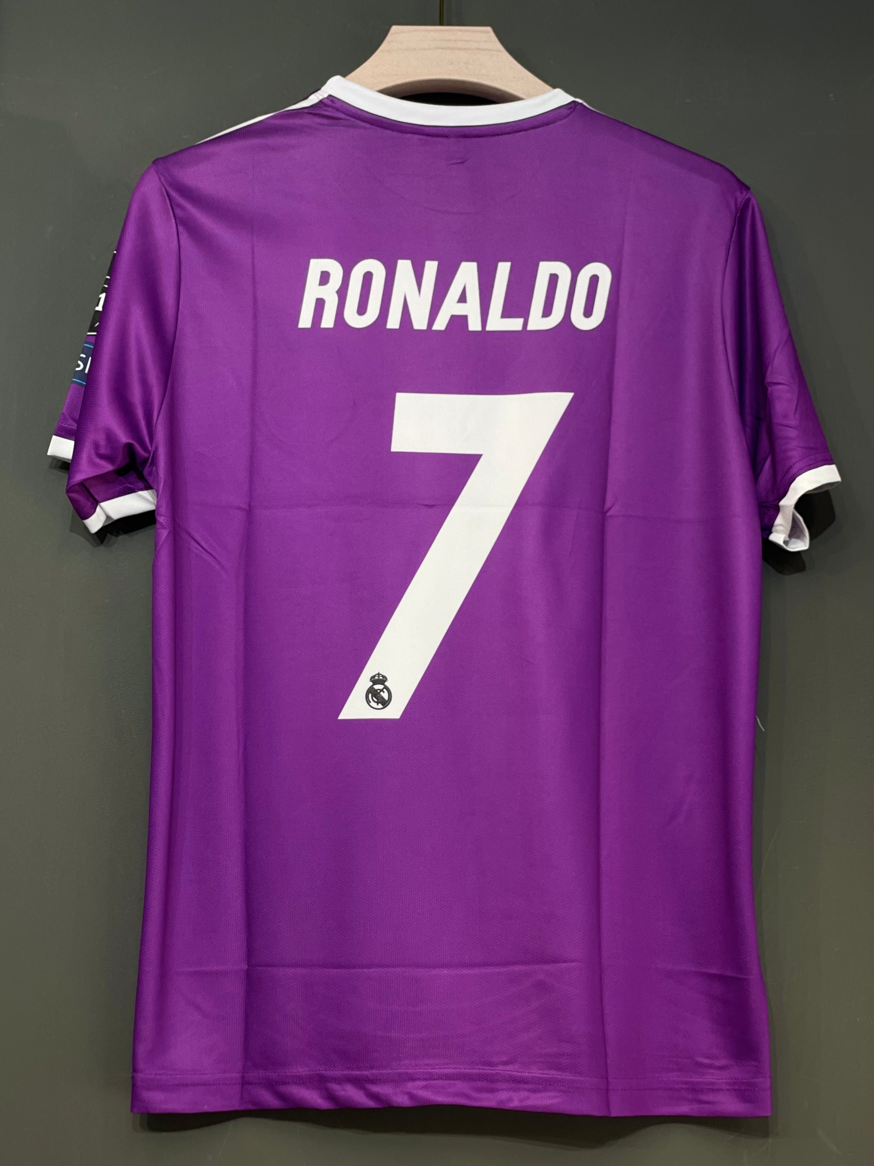 RONLDO REAL MADRID 2016/17 AWAY KIT EMBROIDERY