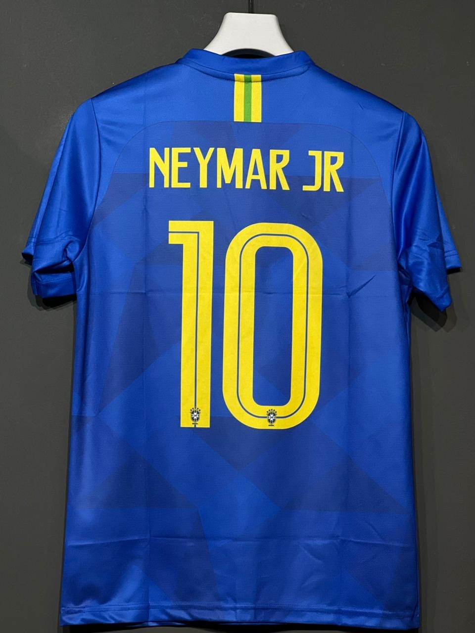 NEYMAR BRAZIL 2018 AWAY KIT EMBROIDERY