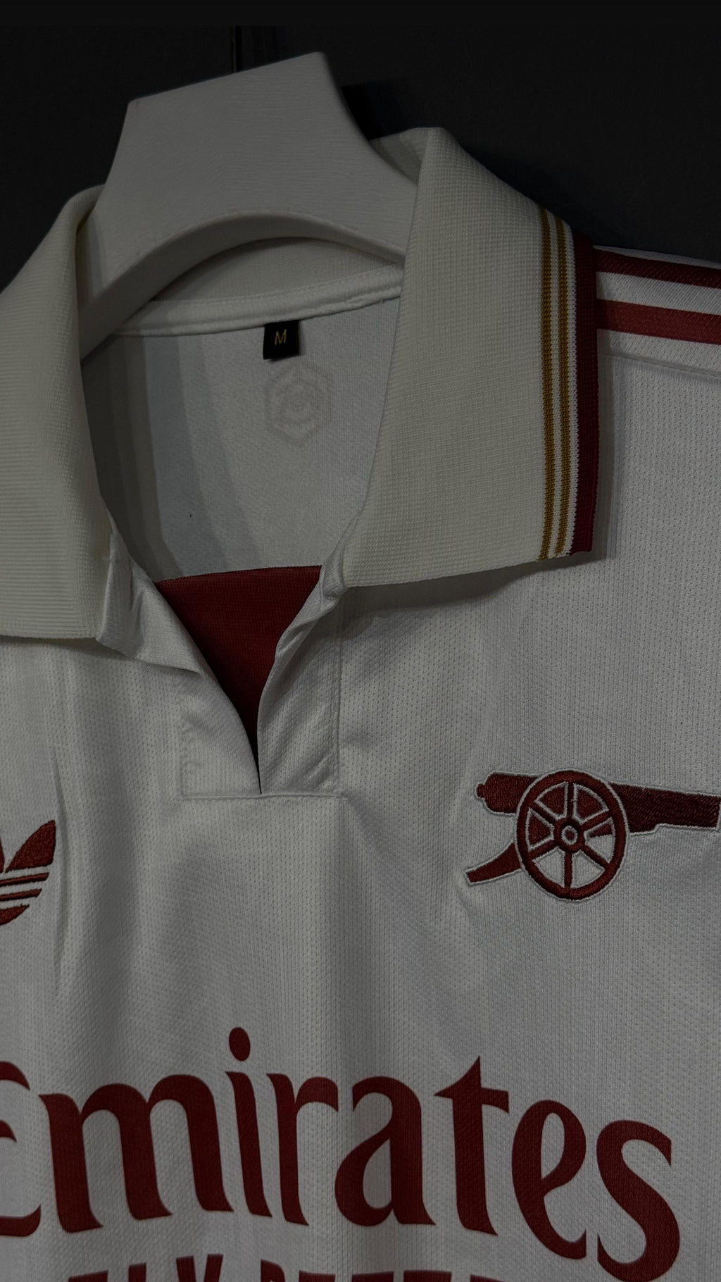 EZE ARSENAL AWAY KIT 25/26 POLO EMBROIDERY