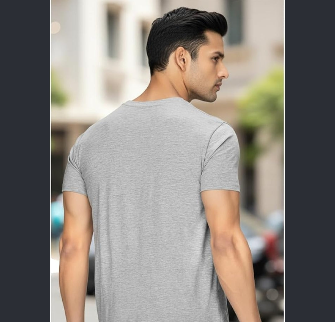 GREY PLAIN T SHIRT